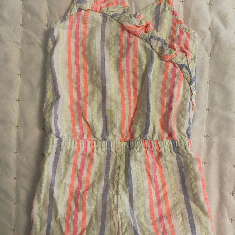 Vineyard Vines Pastel Striped Kids Romper